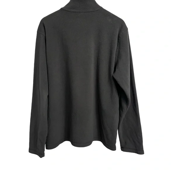 Eddie Bauer 1/4 Zip Long Sleeve Fleece Jacket Men’s Large Jade Green Gray - Picture 2 of 7